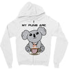 my puns are Zipper Hoodie