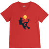 Night Think V-Neck Tee