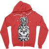 skull pineapple Zipper Hoodie