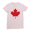 canada international baseball Ladies Fitted T-Shirt
