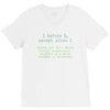 i before e grammar rule V-Neck Tee