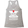I Am Actually In A Very Commited Relationship Racerback Tank