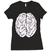 male brain Ladies Fitted T-Shirt