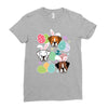 easter boxer Ladies Fitted T-Shirt