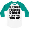new rude birthday present 3/4 Sleeve Shirt