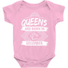 Queens Are Born In December Baby Onesie