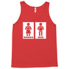 restroom sign sticker vinyl decal Tank Top