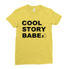 cool story bro Ladies Fitted T-Shirt