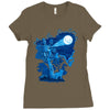 night sky projector Ladies Fitted T-Shirt