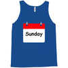 title of day of the week sunday day of the week Tank Top