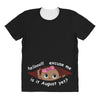 August Peeking Out Baby Girl All Over Women's T-shirt