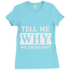 tell me why we shouldn't Ladies Fitted T-Shirt