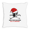 skull christmas Throw Pillow