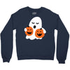 pumpkin with boo Crewneck Sweatshirt