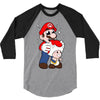 mario licking toad 3/4 Sleeve Shirt