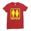 drop yours Ladies Fitted T-Shirt