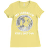 halloween my labrador rides shotgun Ladies Fitted T-Shirt
