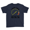I Don't Care How Many Miles Per Gallon Youth Tee
