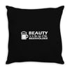 beer holder Throw Pillow