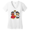 paper burgers Women's V-Neck T-Shirt