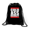 cold ass honkey Drawstring Bags