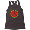 watermelon peace sign Racerback Tank