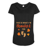 This is What I'm Thankful for Baby Maternity Scoop Neck T-shirt