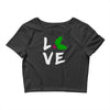 love christmas trending Crop Top