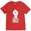introverts unite separately in your own homes V-Neck Tee