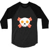 Bacon Egg Skull 3/4 Sleeve Shirt
