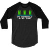 definitely in my zone 3/4 Sleeve Shirt