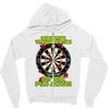 funny darts i'm never wearing, ideal gift or birthday present. Zipper Hoodie