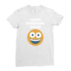 i hate everyone today Ladies Fitted T-Shirt