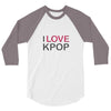 love pop 3/4 Sleeve Shirt