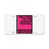 welcome to the horizon festival License Plate