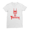 screaming skull Ladies Fitted T-Shirt