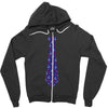 Anchor Tie Zipper Hoodie