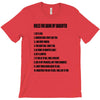 rules for dating my daughter shirt t shirt perfect father's gift T-Shirt