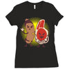 good cop bad chop Ladies Fitted T-Shirt