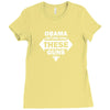 OBAMA CAN'T TAKE AWAY THESE GUNS Ladies Fitted T-Shirt