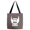 man beard Tote Bags