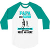 papa und sohn 3/4 Sleeve Shirt