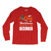Halloween Kings Are Born In December Long Sleeve Shirts