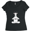 Yoga with Goat Women's Triblend Scoop T-shirt