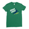swan dive Ladies Fitted T-Shirt