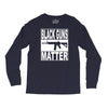 black guns matter Long Sleeve Shirts