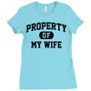 property of my wife Ladies Fitted T-Shirt