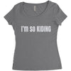 i'm so kiding Women's Triblend Scoop T-shirt