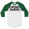 captain marvel 5 3/4 Sleeve Shirt