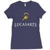 lucasarts vintage Ladies Fitted T-Shirt